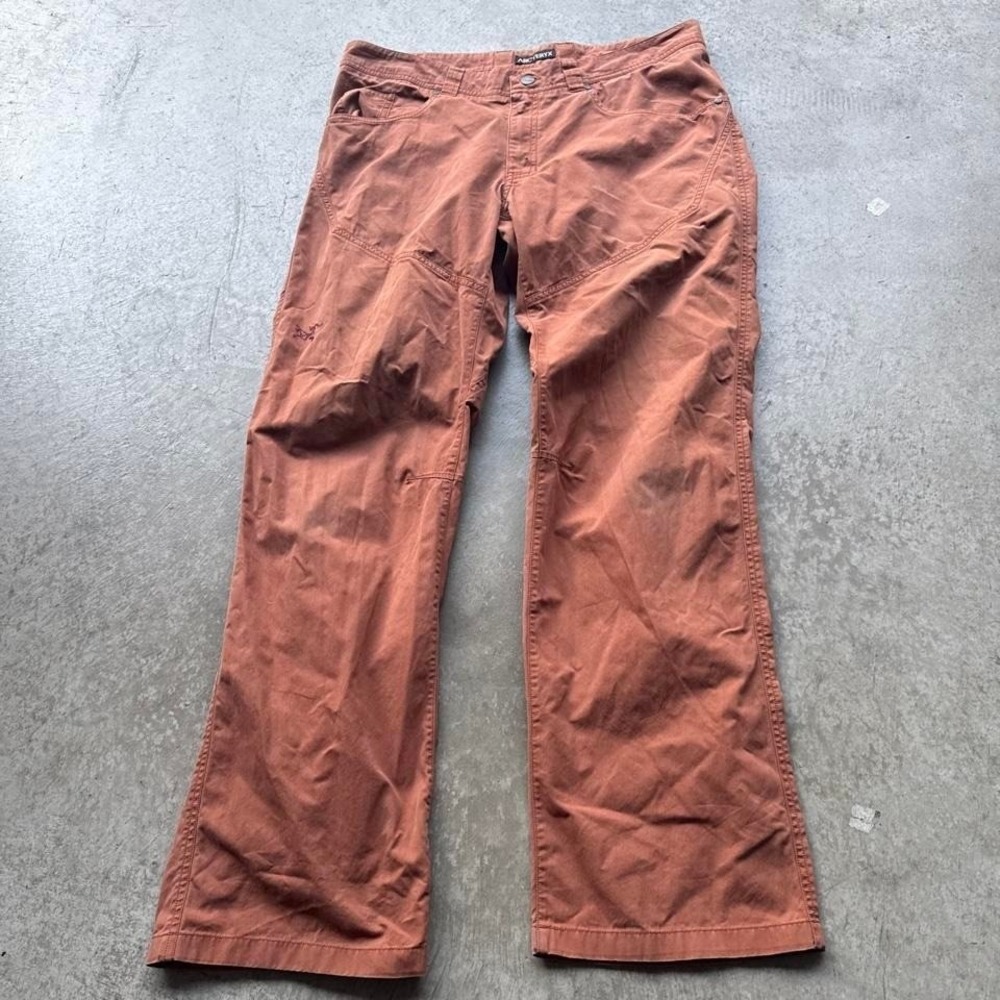 VTG Arc'teryx Bastion Carpenter Pant Men's 36x30 Orange Canvas Hiking Gorpcore